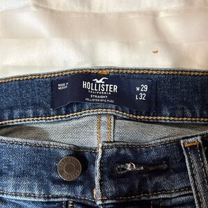 Hollister Dark Blue Straight Jeans